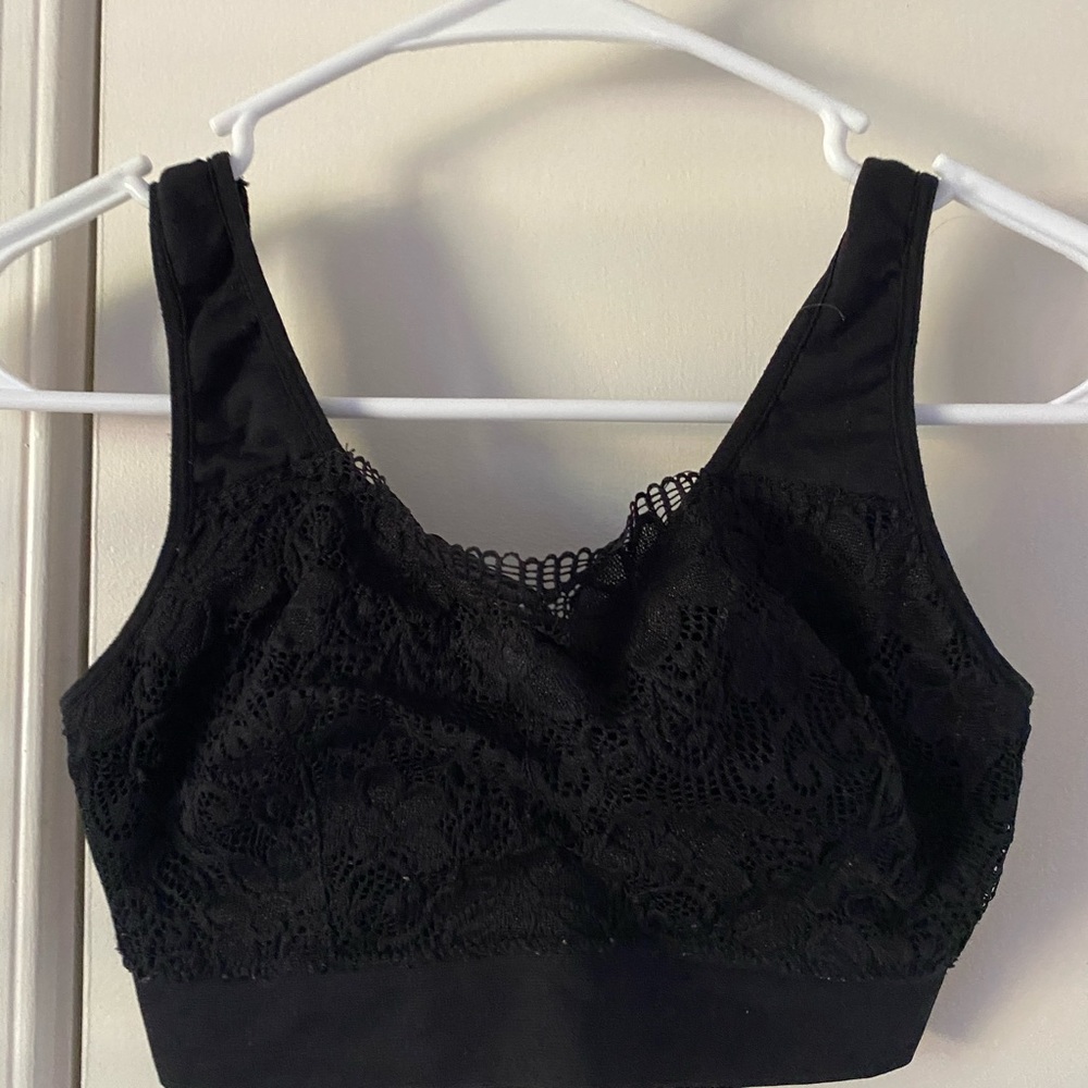 Adjustable Black Bralette